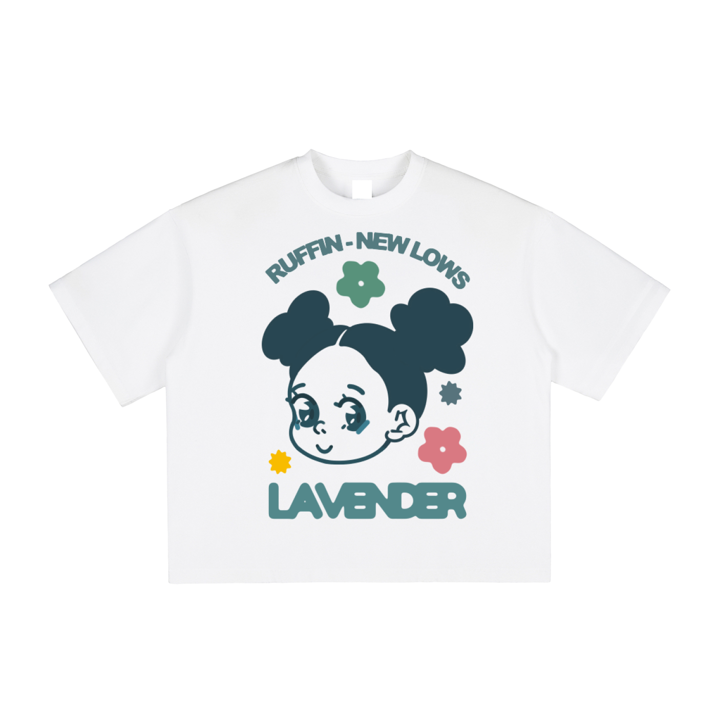"Lavender" | Vintage Washed Boxy T-Shirt