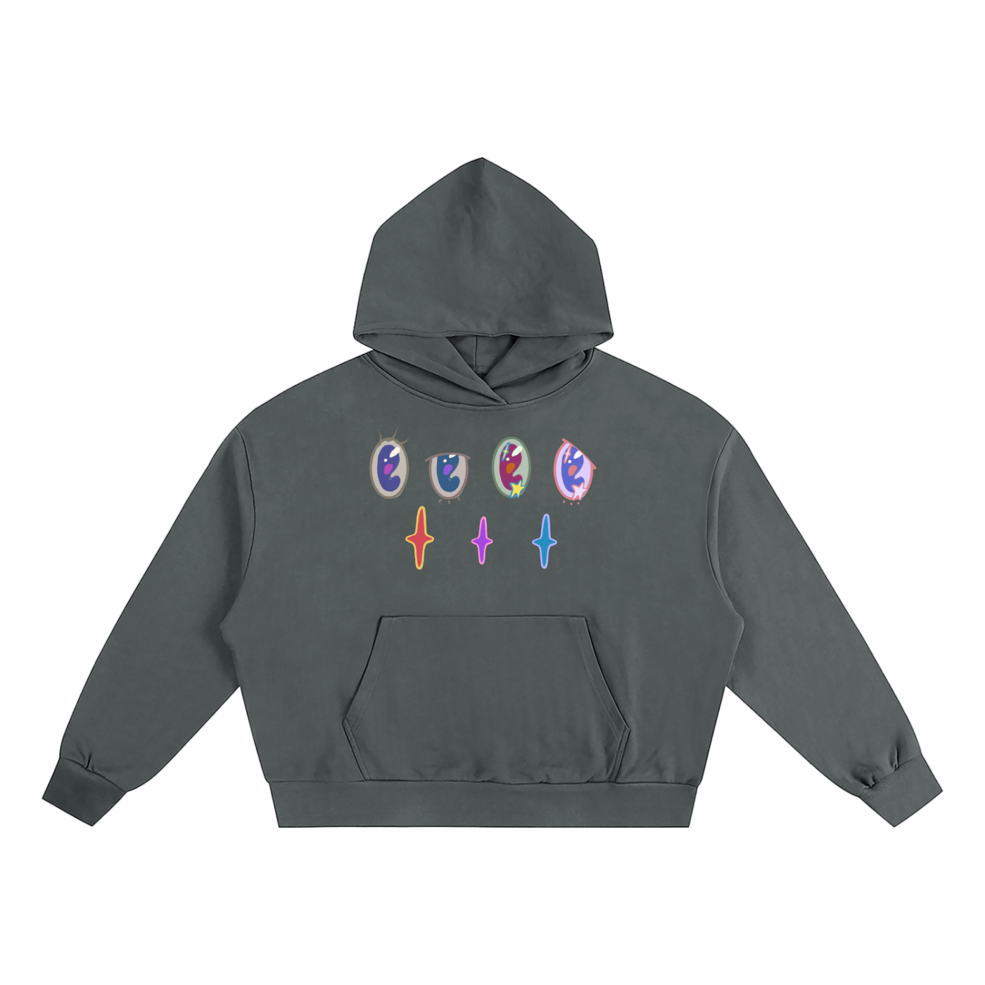“TALK TO YOU” Boxy Oversized Hoodie