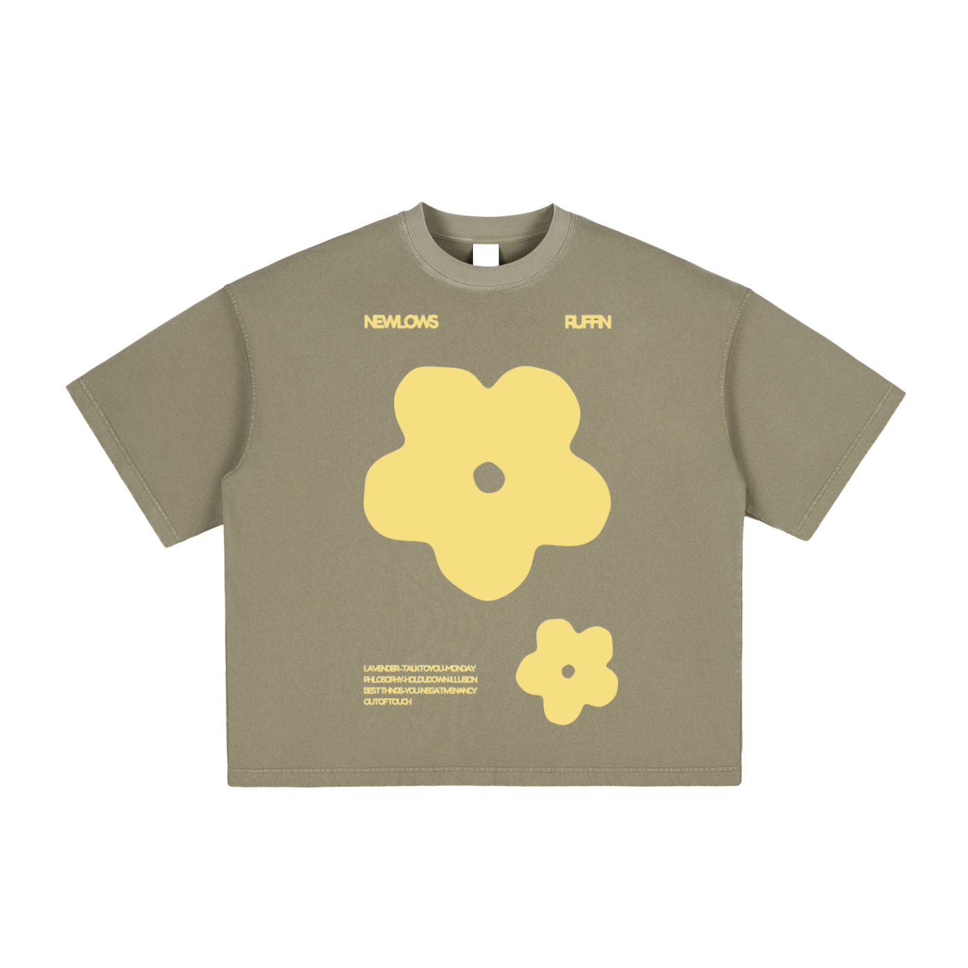 "New Lows" | Vintage Washed Boxy T-Shirt