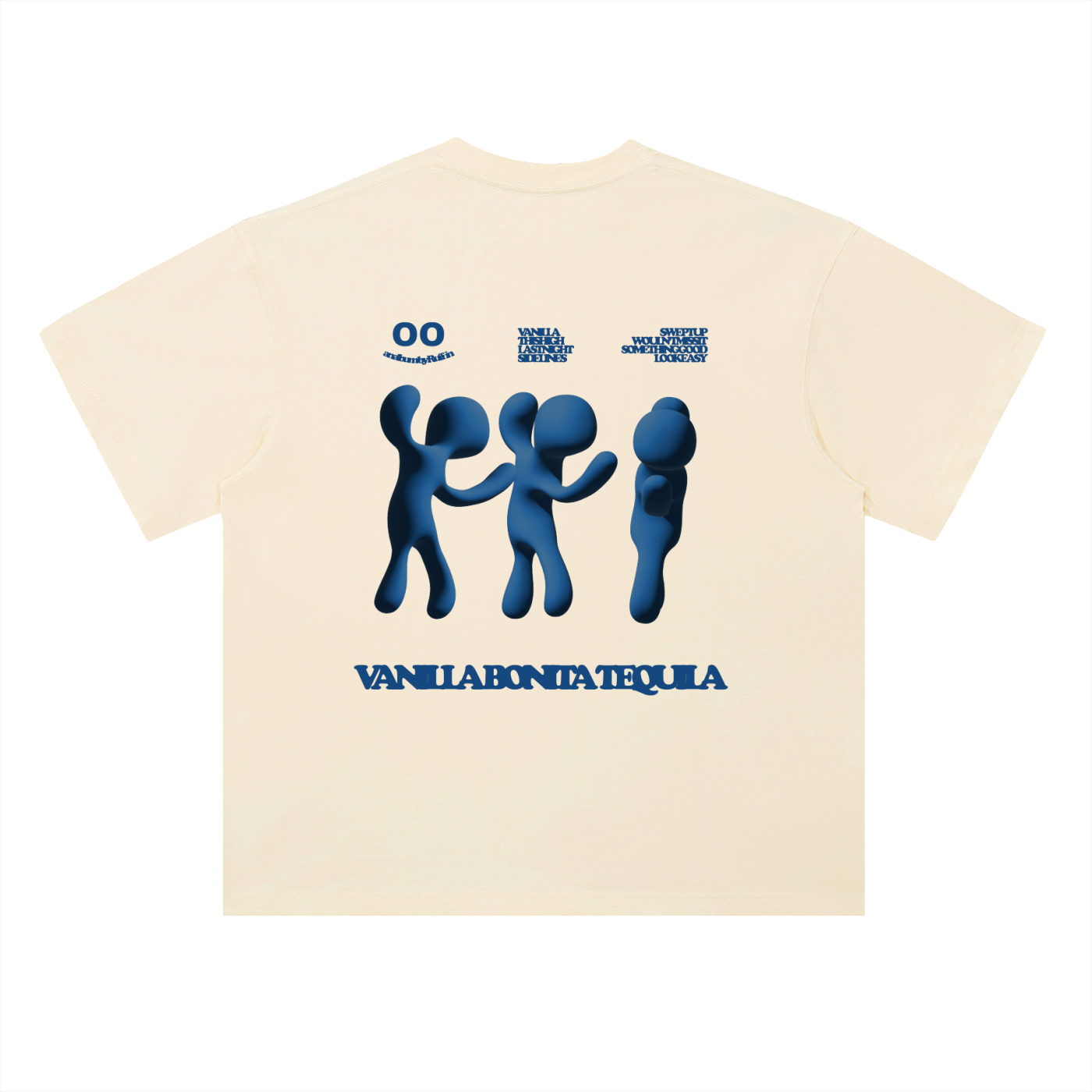 "OO" Heavyweight Drop Shoulder Cotton T-Shirt