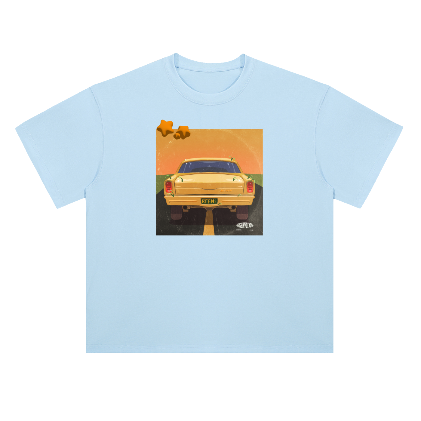 "Deserve U" Heavyweight Drop Shoulder Cotton T-Shirt