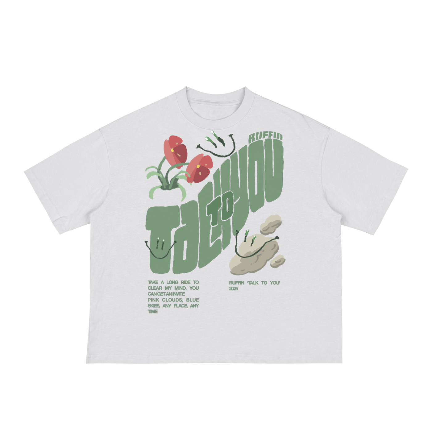 “TALK TO YOU” Boxy Tee