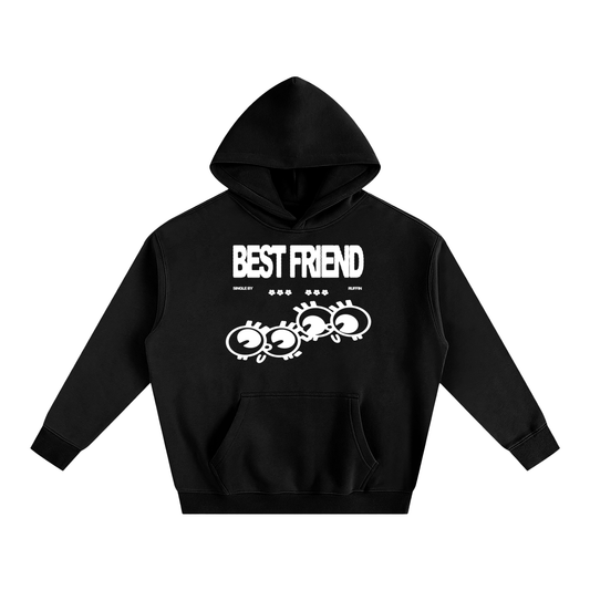 "Best Friend" Oversize Fleeced Hoodie
