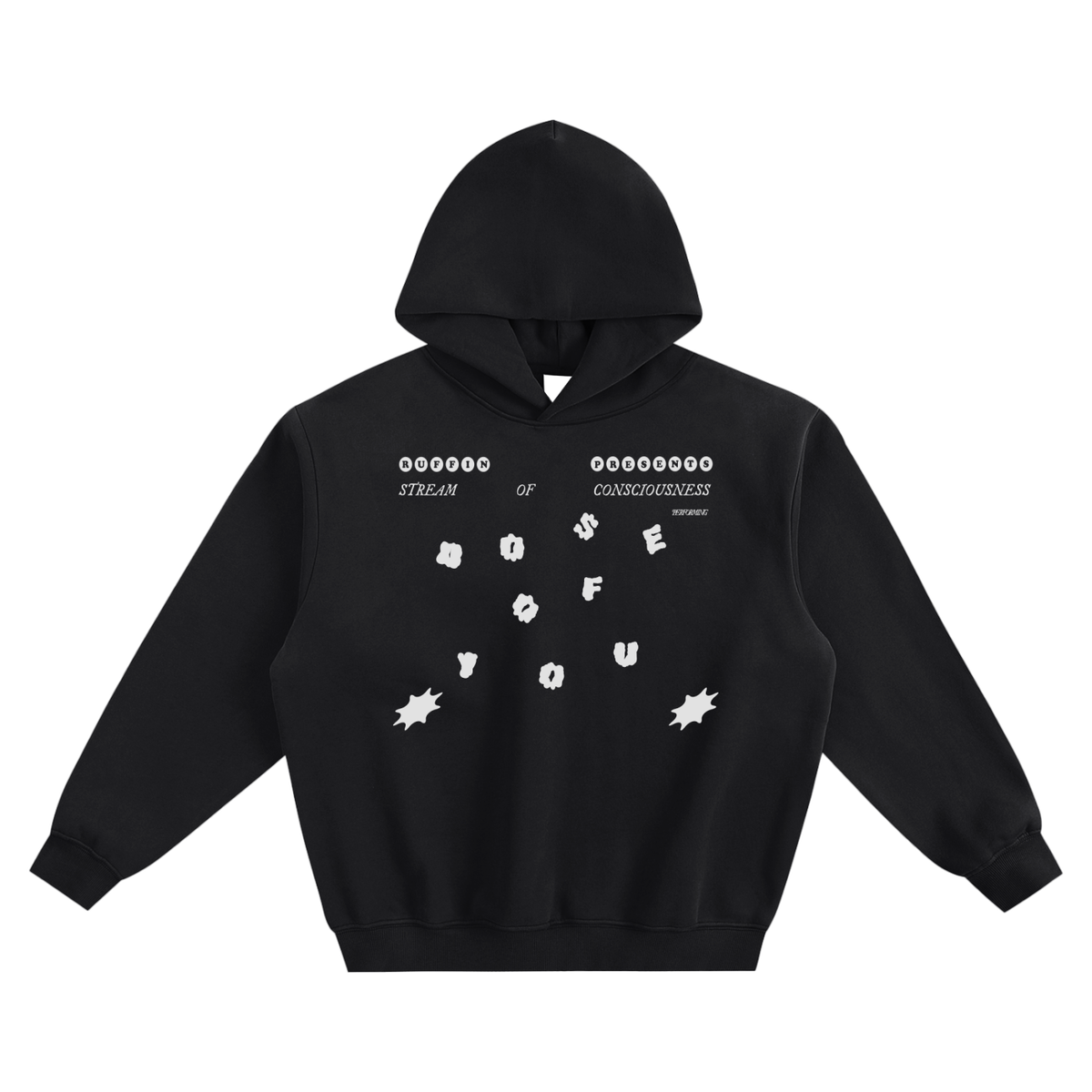 "Dose of You" Fleeced Boxy Hoodie
