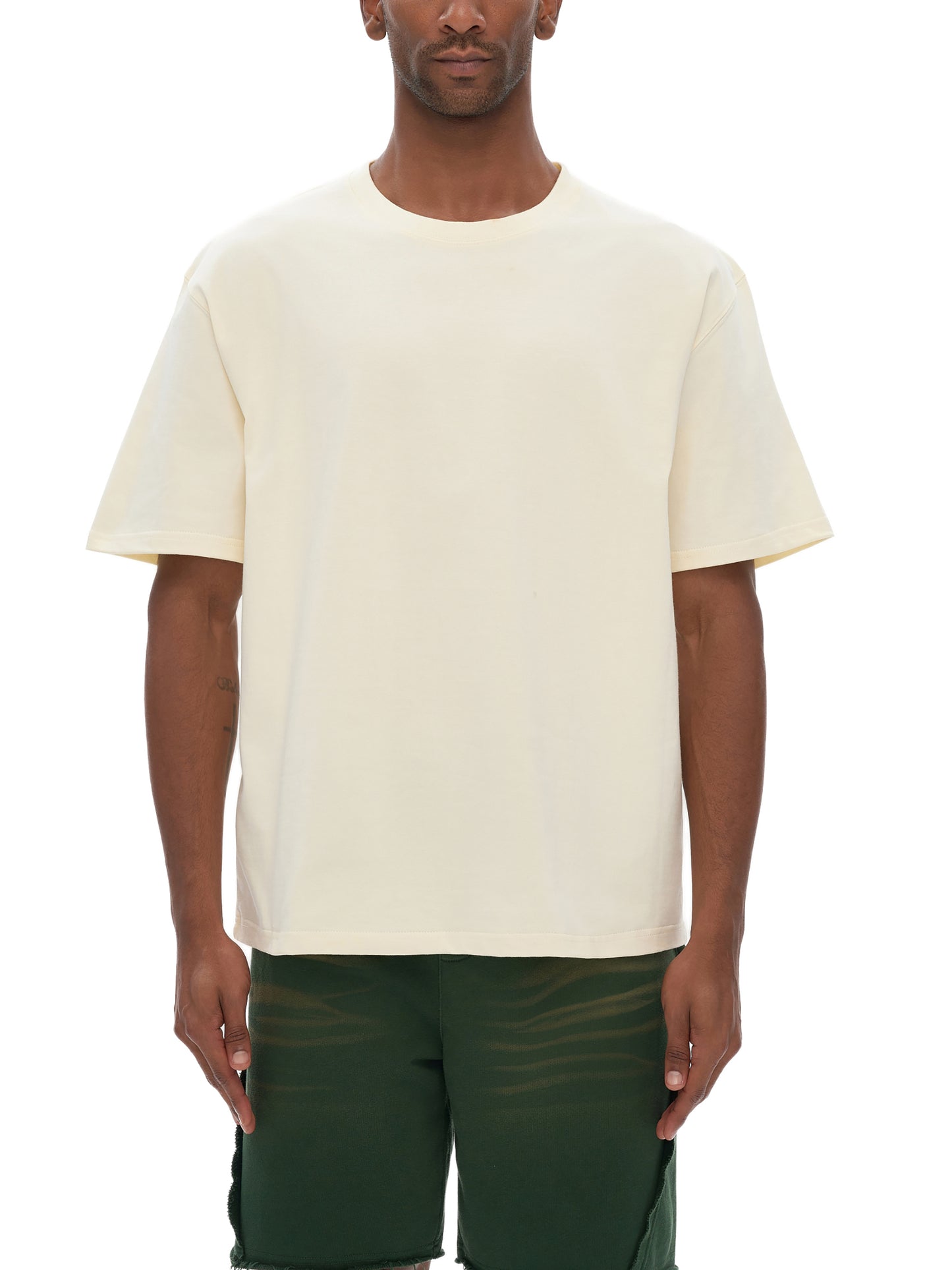 "Little Things" Heavyweight Drop Shoulder Cotton T-Shirt
